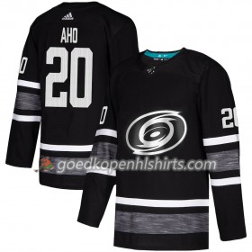 Carolina Hurricanes Sebastian Aho 20 2019 All-Star Adidas Zwart Authentic Shirt - Mannen